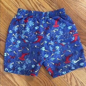 Blue Nike Swim Shorts